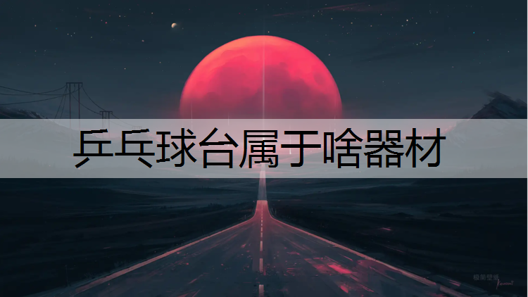 乒乓球台属于啥器材