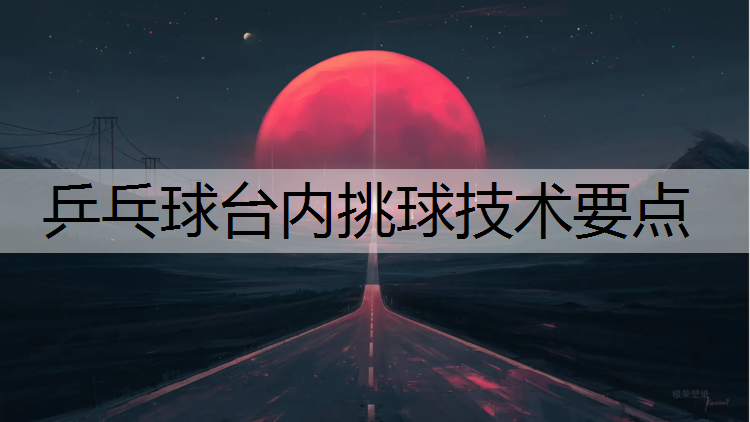 乒乓球台内挑球技术要点