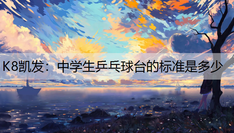 中学生乒乓球台的标准是多少